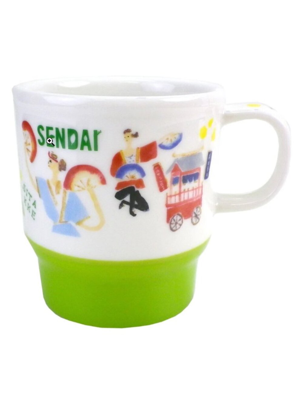 Starbucks Japan Geography Series City Sendai Mug 12oz Set of 2 - Limited Series